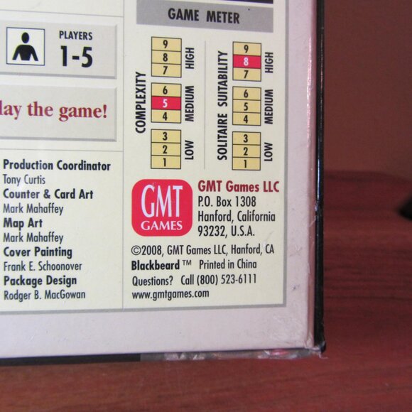 blackbeard the golden age of piracy 2008 unopened sealed (W3451) - Picture 5 of 5